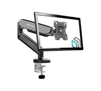 ONKRON Bras Écran PC pour 13-32 Pouces, Support 1 Écran jusqu'à 8 kg - Pied Max VESA 100x100, Inclinaison -90°/+45°, G50-B Noir Noir G