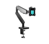 Bras Ecran PC pour 13-32 Pouces, Support 1 Ecran jusqu'à 8 kg - Pied Max VESA 100x100, Inclinaison -90°/+45°, G50-B Noir