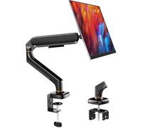 Bras Écran Pc Pour Moniteur 13-32 Pouces,Support Écran Ergonomique À Ressort À Gaz,Réglable En Hauteur,Inclinable,Pivotant,Rotatif