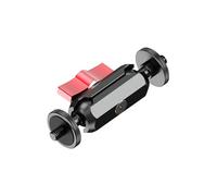 Bras en aluminium de 1/4" pour caméra d'action - Photo en direct - Photographie à la main étrange - Accessoires de lumière LED - Support en aluminium mélangé