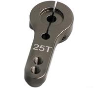 Bras en métal, alliage d'aluminium 25T, bascule de voiture télécommandée pour échelle 1/10, ajustement usiné, construction légère, pièces de loisirs pour jeunes (couleur titane)