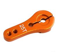 Bras en métal, alliage d'aluminium 25T, bascule de voiture télécommandée pour échelle 1/10, ajustement usiné, construction légère, pièces de loisirs pour jeunes (doré)