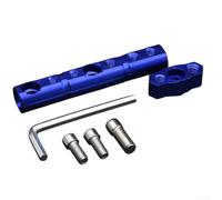 Bras Extension Rétroviseur pour moto Installation Rapide Bras(Blue) | Alliage pour aluminium haute dureté, résistant pour usure, ne se déforme pas, installation directe outil complexe