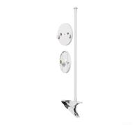 Bras Flexible 360° pour en Plastique Ingénierie 1/4 Pouces Bras | Installation outil, protège les murs, compatible pour eufy pour e30 C220 C210, standard 1/4 pouces(1pc)