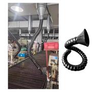 Bras flexible d'extraction de fumée 0,8 m - Bras d'aspiration réglable pour soudage et collecte de poussière industrielle Faible entretien Conduit d'échappement 45 mm de diamètre Filtration efficace