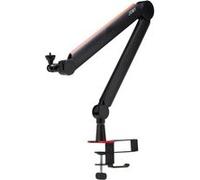 Joby Bras de perche microphone Wavo Boom – silencieux, pince de table, support casque, noir