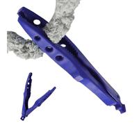 Bras Knitting Yarn Fluffer - PP 21x15cm Fil à Crochet Outil de Traitement Outil de Traitement Portable Lockable Portable Craft Device Bricolage Tricot Blanket Maker Outil Rouge Bleu Noir | Toupie