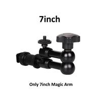 Bras magique articulé en métal de 7/11/20 pouces,support à Super pince pour appareil Photo DSLR,accessoires de photographie en Studio Photo,Kit d'accessoires - Type 7 inch Magic Arm