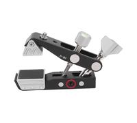 Bras Magique Articulé, Pince Photo Double Axes, Aluminium, Charge 3kg - Système Serrage Double Knob, Compatible 1/4 et 3/8 Pouces, Stabilisation Magnétique