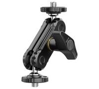 Bras magique de têtes de boule doubles en métal de VIJIM Ulanzi R102 avec 360 ° Support d'extension à vis de 1/4 pouces pour trépied de micro vidéo de moniteur de caméra - Type 1pc Metal Magic Arm #B