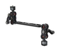 Bras Magique D'extension, Bras Magique Articulé à Rotation de 13 Pouces à 360 ° avec Interface à Vis 1/4 Pouce 3/8 Pouce, Support D'adaptateur de Montage de Caméra en Alliage D'aluminium pour Moniteur