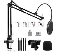 Bras Micro Pied et Support pour Blue Yeti Yeti Nano HyperX QuadCast Elgato Wave Fifine K658 et Autres Micro Support de Bureau