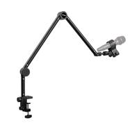 Bras Micro, Support de Microphone Bureau avec Adaptateur 3/8" et Clip Micro, Suspension Perche Micro de Table Compatible avec Blue Yeti, HyperX QuadCast, SoloCast, Streaming, Podcast