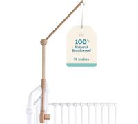 Bras mobile en bois pour berceau de bébé (78,7 cm, 100 % bois de hêtre naturel) solide et antidérapant - Accessoires de décoration et cadeaux (original)