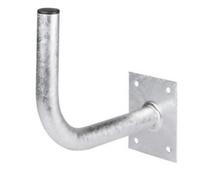 Bras mural - ERARD - 800940 - Zinc blanc - Pour parabole jusqu'à 60 cm