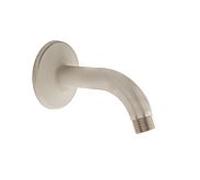 Bras mural VitrA Origin A4565334, projection courte 104 mm, pour pommeau de douche, coude à 90°, nickel brossé