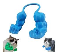 Bras musclé pour chat imprimé 3D avec muscles - Costume d'Halloween amusant - Accessoires de déguisement de super-héros pour chaton, chat, fête d'anniversaire - Bleu