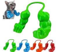 Bras Musclés for Chats, Bras Musclés Créatifs for Chats, Bras De Cou De Chat Géant Et Fort, Imprimé en 3D, Costume De Chat d'halloween, Chaton Drôle, Super-Héros, Accessoires De Cosplay(Green*1)