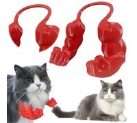 Bras musclés pour chat imprimés en 3D | Bras musclés pour le cou | Costume de super-héros Hulk amusant pour chats | Accessoires de fête d'anniversaire pour chatons, déguisements d'Halloween et cosplay