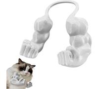 Bras musclés pour chat imprimés en 3D | Bras musclés pour le cou | Costume de super-héros Hulk amusant pour chats | Accessoires de fête d'anniversaire pour chatons, déguisements d'Halloween et cosplay