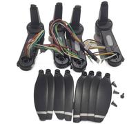 Bras Noir for Drone GPS L900 Pro, pièces de Rechange, Accessoires de Moteurs, Bras de Moteur sans balais for quadrirotor Pliable for LYZRC L900 Pro RC(Full Set Arm)
