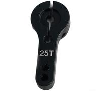 Bras oscillant de précision de 25 mm d'espacement des trous centraux pour véhicules télécommandés à l'échelle 1 à 10 à l'échelle 10 - Bras oscillant en métal 25T pour applications jeunes (noir)