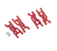Bras Oscillant Inférieur De Voiture Rc Avec Vis Avant Et Arrière, Pièces De Mise À Niveau En Aluminium Pour Losi 1/18 Mini-T 2.0 2wd Camion De Stade Rouge