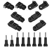 Bras Pivotant Réglable,Extension Adaptateur De Trépied,Support De Bras à 3 Voies,Lot De 2 Bras De Rallonge Réglables,Bras Pivotant Réglable à 3 Voies Fixation pour Gopro Hero-2 Set-Noir