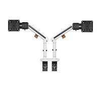 Bras porte écran double Smartview Fellowes - blanc