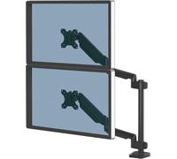 Bras Porte Écrans Platinum Double Horizontal pour 2 Moniteurs Jusqu'à 32"", Hauteur Ajustable, Norme VESA, 2 Ports USB