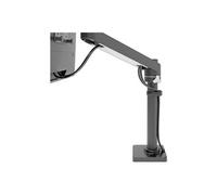 Bras pour écran NX - Kit de montage (bras articulé, ensemble de bras, matériel de fixation, base, poteau, pivot) - pour moniteur - noir mat - Taille