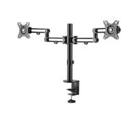 StarTech.com Bras pour écran PC à double affichage en aluminium - Double articulage - Pour moniteurs à montage VESA jusqu'à 30" (ARMDUAL3) kit de montage - bras réglable - pour 2 moniteurs - noir