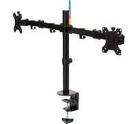 Bras Pour Écran - Support Extensible Pour 2 Écrans Avec Ajustement De La Hauteur Smartfit Ergonomique Pour Écran De Pc Jusqu'À 32" (K55409Ww)