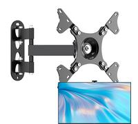 Bras pour moniteur de télévision à mouvement complet | Extension d'inclinaison pivotante pour support articulé | Gestion des câbles de construction en acier à rotation douce | Solution d'affichage mur