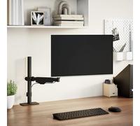 vidaXL Support écran double 27 pouces – bras à ressort à gaz 20 kg VESA 75/100 mm Noir
