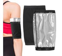 Bras raffermissant pour bras flasques - 2 pièces réglables - Pour sauna et bras de sudation - Pour homme et femme - Pour la perte de poids - Pour la perte de poids, l'entraînement, le fitness, le
