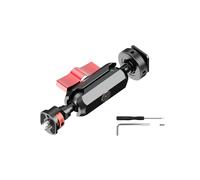 Bras réglable en aluminium, support de caméra d'action 1/4", photo en direct, photographie à main étrange, lumière LED, accessoires, bras de montage pour appareil photo