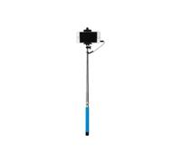 WE Bras Perche Selfie Selfie Stick Bâton Réglable Télescopique 1m avec Support Téléphone pour Smartphones Contrôle Prise Jack - Bleu