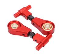 Bras supérieur avant réglable, bras de suspension avant supérieur réglable pour Tamiya TT02 (rouge)