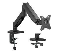 T'nB Bras d’écran articulé ErgoMeca Écran 17–32" 360° Ressort mécanique VESA 75x75/100x100 8 kg Noir