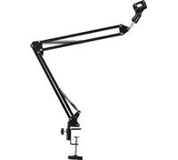 Bras Support de Suspension Microphone Micro Forme de Ciseaux Régable avec Pince