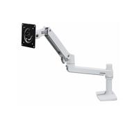 Ergotron LX - Kit de montage (bras articulé, poteau, sous-montage de pince c) - Technologie de force constante - pour Écran LCD - aluminium, acier - blanc - Taille d'écran : jusqu'à 32 pouces - montra