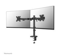 Bras support d'écran Neomounts DS60-600BL2, 10 à 32 pouces, jusqu'à 8 kg, 2 écrans, VESA 75x75 à 100x100