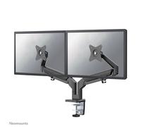 Neomounts Support de bureau double DS70-810BL2 Desk Mount Ultra Flat 17-32" pince/œillet noir