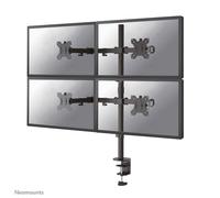 Neomounts Support de table FPMA-D550D4BLACK 4 écrans 13–32 pouces noir inclinable, rotatif, mobile