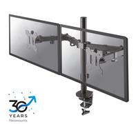 Bras support d'écran Neomounts FPMA-D550DBLACK, 10 à 32 pouces, jusqu'à 8 kg, 2 écrans, VESA 75x75 à 100x100