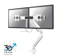 Neomounts Kit de montage NM-D775DX – Pleine action pour 2 écrans LCD 10"-32" Aluminium Blanc