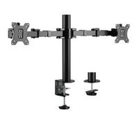 Bras support double, longueur du bras: 380 mm, noir