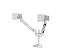 Bras support écran double compact avec glissières Tallo Top Mount Fellowes - blanc