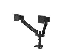Bras support écran double compact avec glissières Tallo Top Mount Fellowes - noir